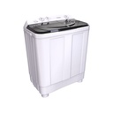 غسالة ملابس تورنيدو نصف اتوماتيك، 7 كجم، ابيض واسود - TWH-Z07DNE-W(BK) 