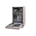 غسالة اطباق توشيبا، 598 ملم، 13 فرد، فضي - DW-13F8AF(SS) 