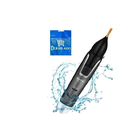 ماكينة تشذيب شعر الانف والاذن 3 في 1 كيمي قابلة للشحن، اسود - KM-312، مع حقيبة هدية 