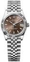 Rolex Datejust watch featuring a distinctive chocolate -44