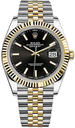 Rolex Datejust featuring a black-51