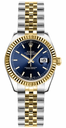 Rolex Datejust wristwatch featuring a two-tone stainless-55