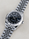 Rolex Datejust with a black-66