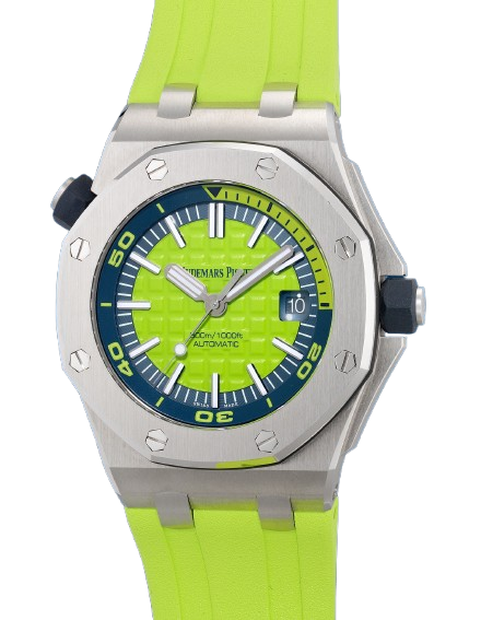 Audemars Piguet bold and attractive stainless steel diver’s two-crown -9