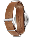BJ6501-10L brown leather blue dail