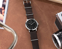 black leather blakc dail