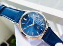 blue dail blue leather