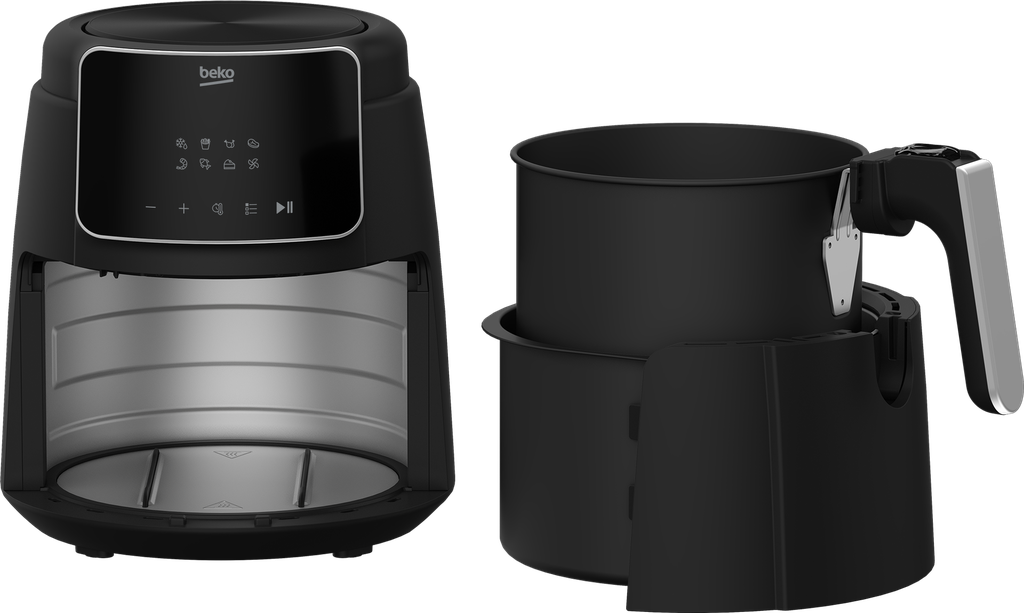 Beko ExpertFry EF 4000 Digital Air Fryer, 3.9 Liters, 1500 Watt, Black - FRL 2244 B 