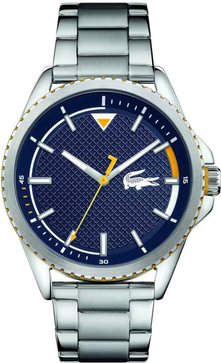 ساعة لكوست معدن مينا أزرق 2011030 رجالي