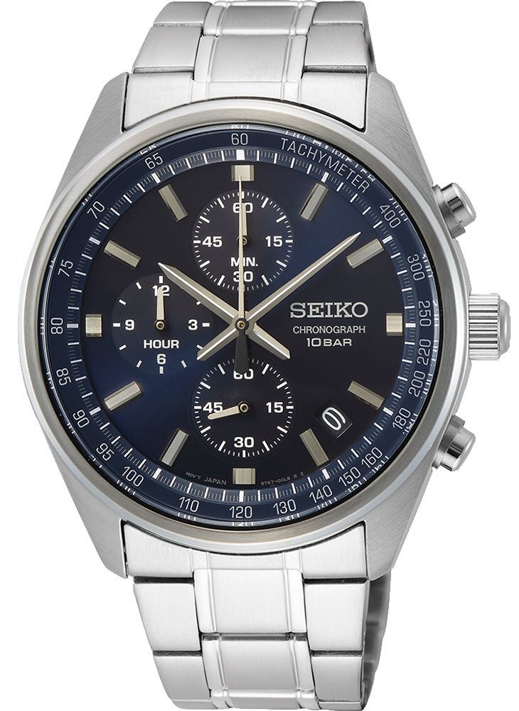 SSB377P1 ساعة سايكو معدن مينا أزرق رجالي