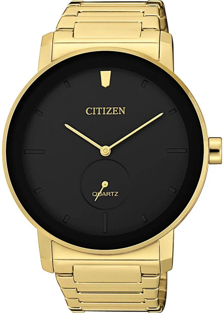 BE9182-57E gold steel black dail