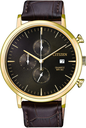 brown leather grey dail