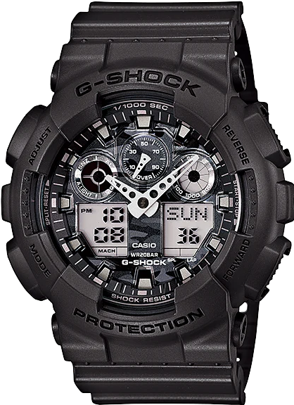 GA-100CF-8ADR ساعة جي شوك رجالي