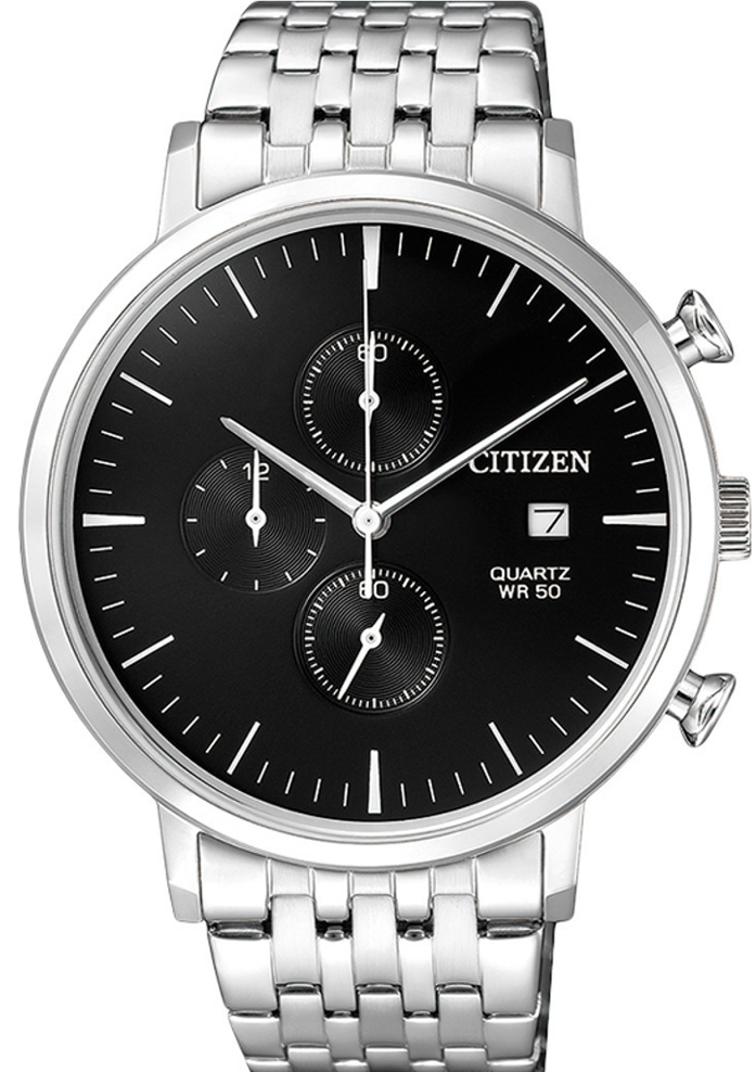 AN3610-55E ساعة سيتزن معدن مينا أسود