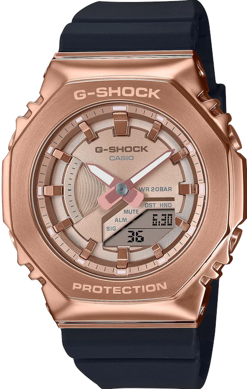 GM-S2100PG-1A4DR ساعة جي شوك حريمي
