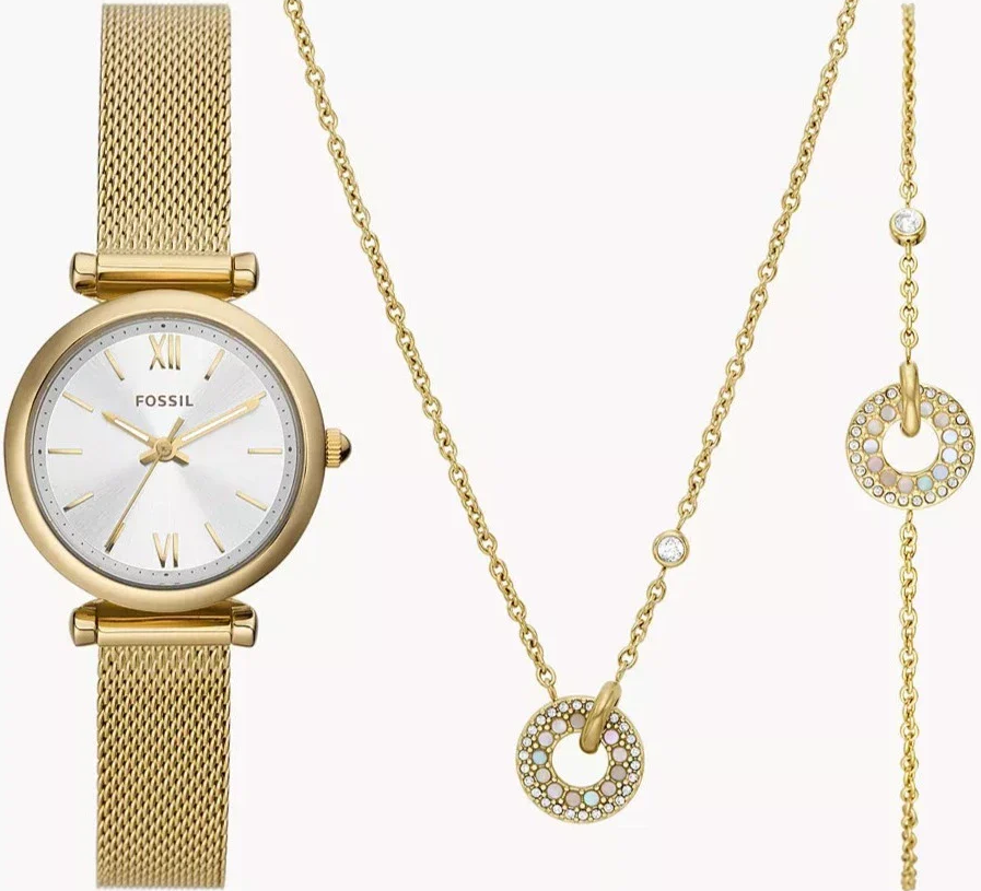 ES5251SET FOSSIL ساعه حريمي 