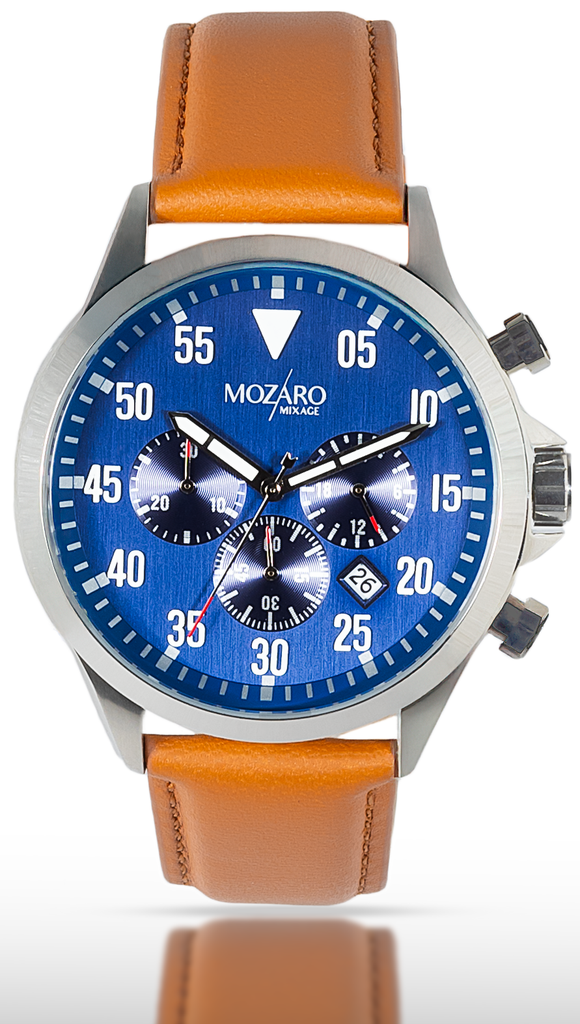 MX-719375BLBR ساعة موزاو ميكساج رجالي