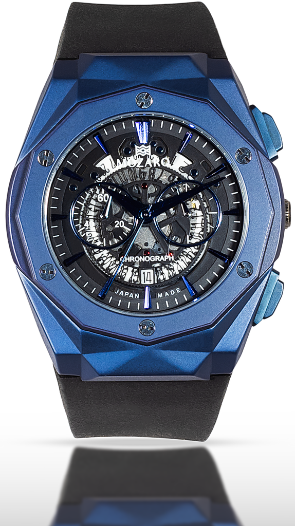 MO-71800BBLB مسدسه MOZARO ساعة رجالي