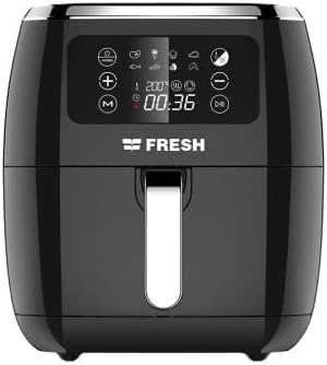 اير فراير فريش ديجيتال اكس لارج، 7 لتر، 1800 وات، اسود - AFF-1800B 