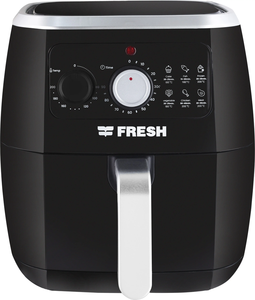 اير فراير فريش اكس لارج، 7 لتر، 1800 وات، اسود - FAF-M1800B 