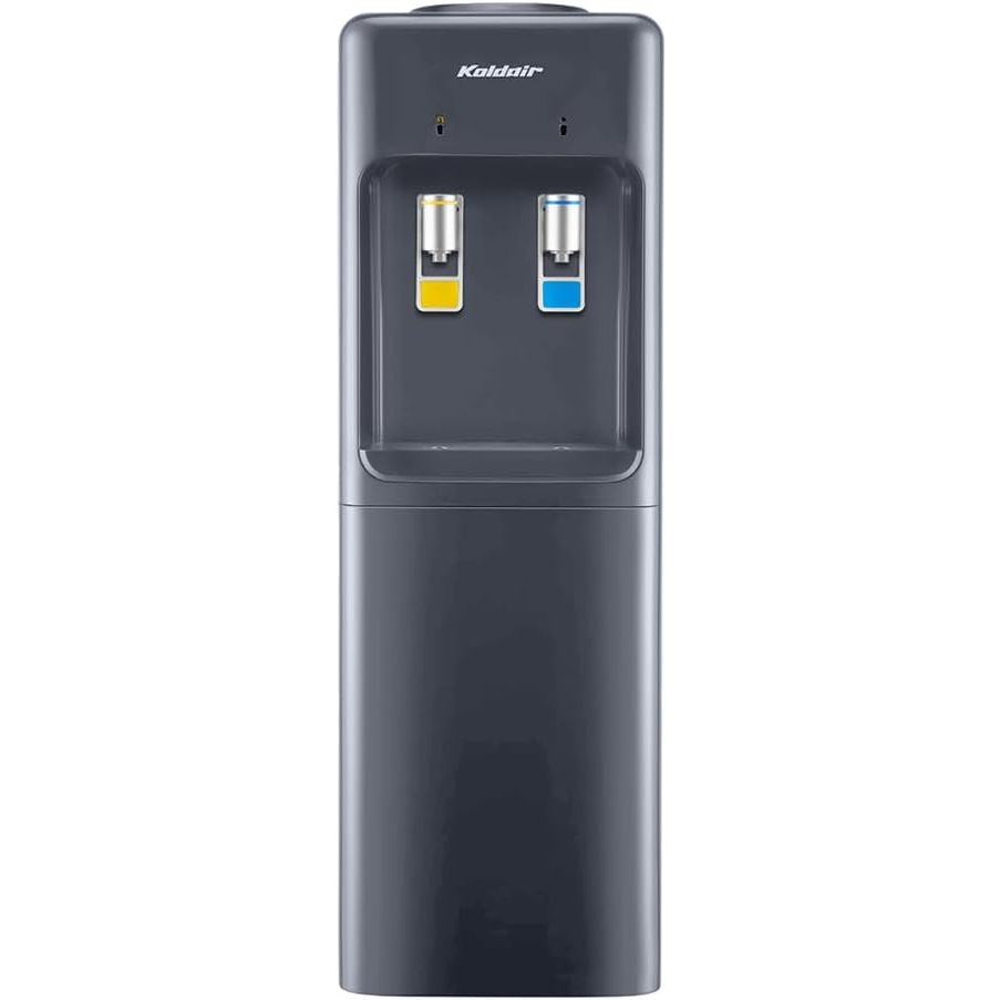 مبرد مياه كولدير، دافئ وبارد، 2 حنفية، رمادي غامق - KWD CB 