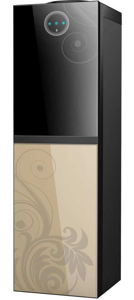 مبرد مياه بيرجن ساخن وبارد وفاتر بثلاجة، ذهبي - BY538 