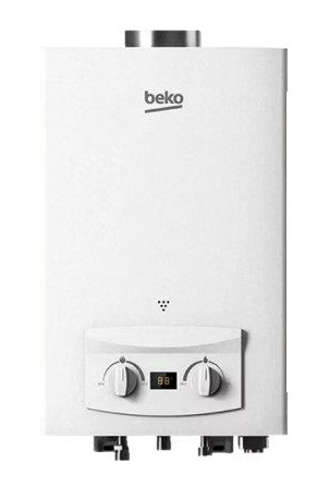 سخان غاز بيكو ديجيتال، 10 لتر، ابيض - BGWH 10LW 