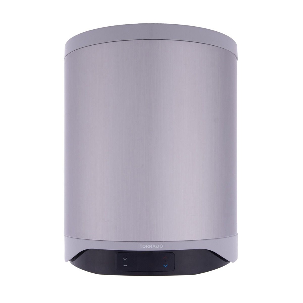 سخان مياه كهربائي تورنيدو ديجيتال، 40 لتر، فضي - TEEE-40DS 