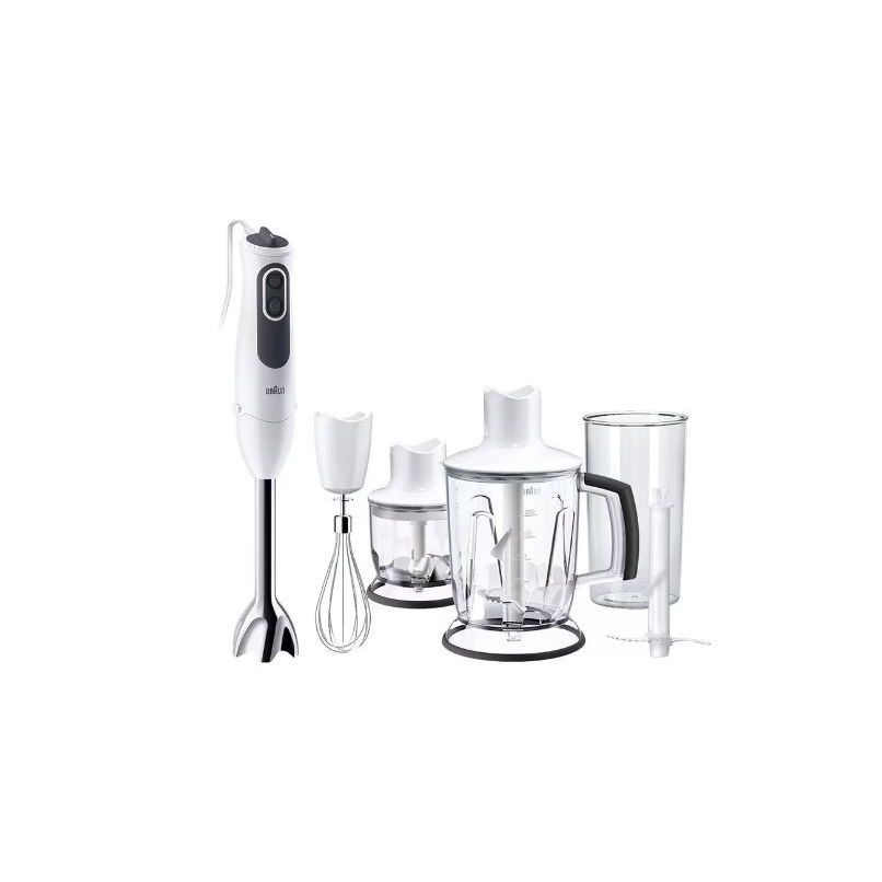 هاند بلندر براون مالتي كويك 3 فاريو، 1.25 لتر، 750 وات، ابيض ورمادي - MQ3145 WH 