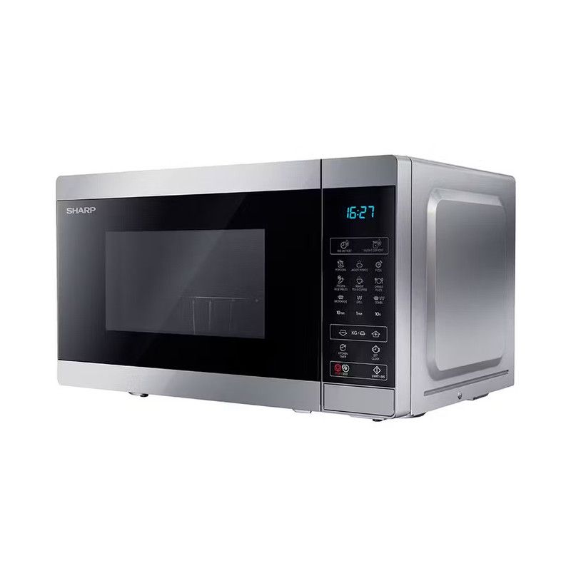ميكرويف شارب بشواية، 25 لتر، فضي - R-250MGR-SL2 