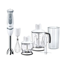 Braun MultiQuick 5 Vario Hand Blender with Attachments, 1000 Watt, White/Grey - MQ 5245 WH 