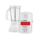 خلاط مولينكس لا مولينيت مع كبة، 800 وات، ابيض - AR6801EG 