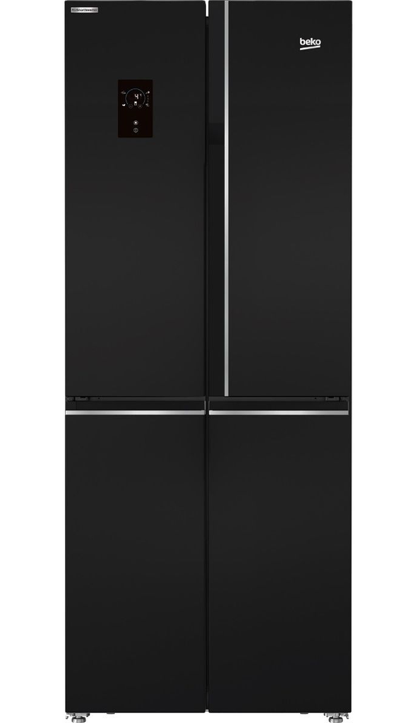 ثلاجة بيكو نوفروست، 450 لتر، موتور انفرتر، اسود - GNE480E20ZBH 
