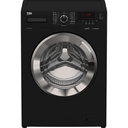 غسالة ملابس اوتوماتيك بيكو تحميل امامي، 8 كجم، موتور انفرتر، اسود - WTV 8612 XBCI 