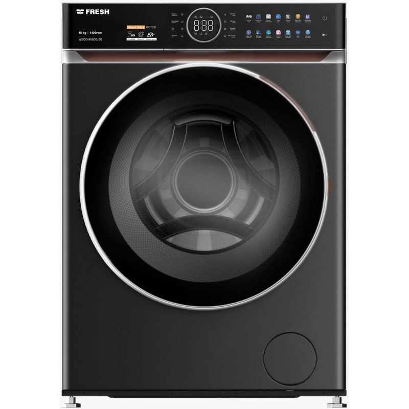 غسالة فريش انفرتر تحميل امامي، 10 كجم، فضى غامق -W10DD1458G2-DS 