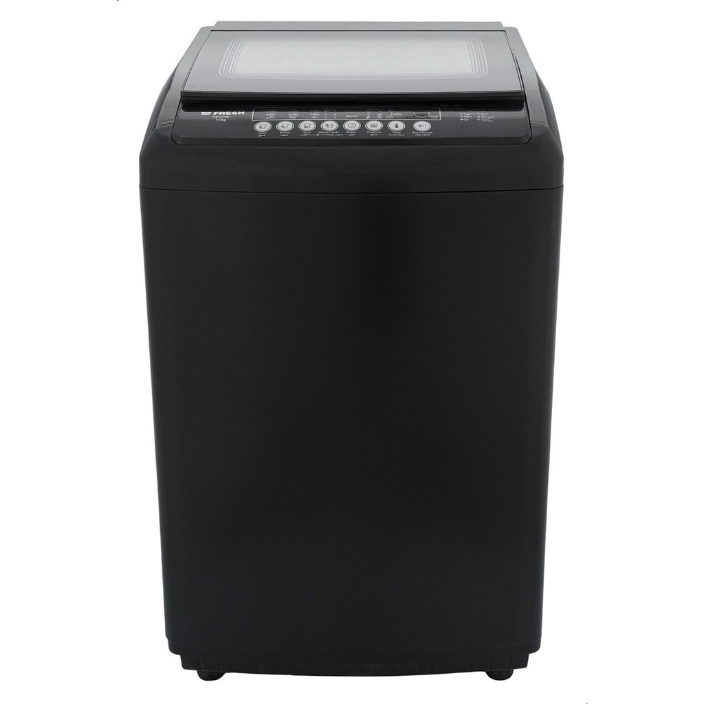 غسالة ملابس اتوماتيك فريش، 11 كجم، اسود- ftm11f12B 