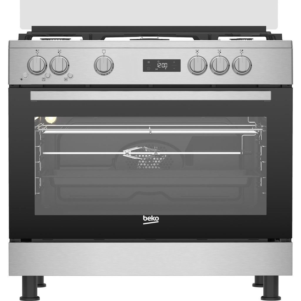 بوتجاز غاز بيكو بي برو 500، بـ 5 شعلات، ستانلس ستيل - GGR 15325 FX NS 