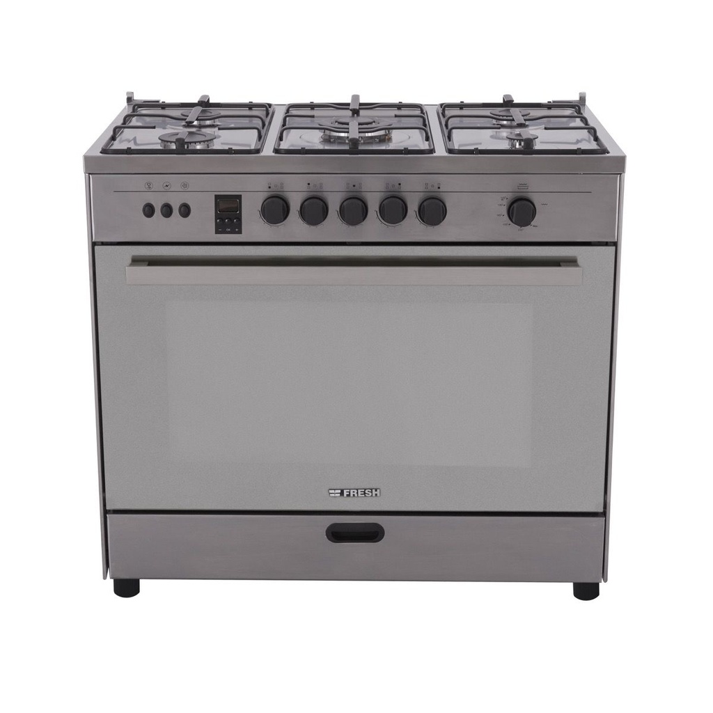 بوتجاز غاز فريش، 5 شعلات، ستانلس ستيل - FRCOFS1556 