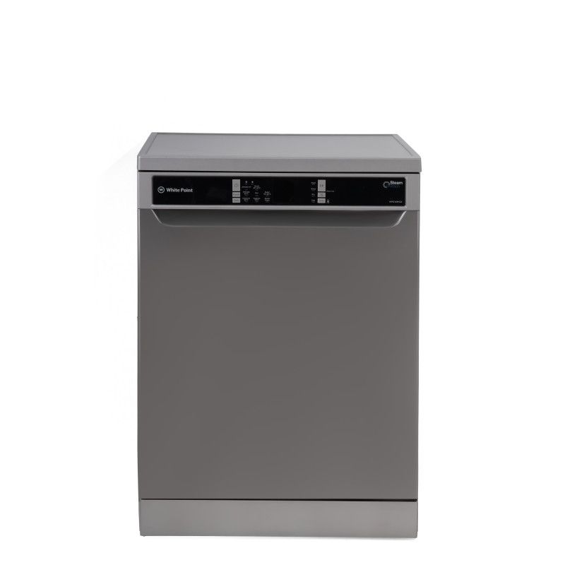 غسالة اطباق وايت بوينت، فري ستاندينج، 14 فرد، فضي - WPD148HDX 