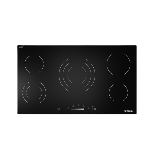 بوتاجاز بلت ان كهرباء فريش، 80 سم، 5 شعلة، اسود -9862 