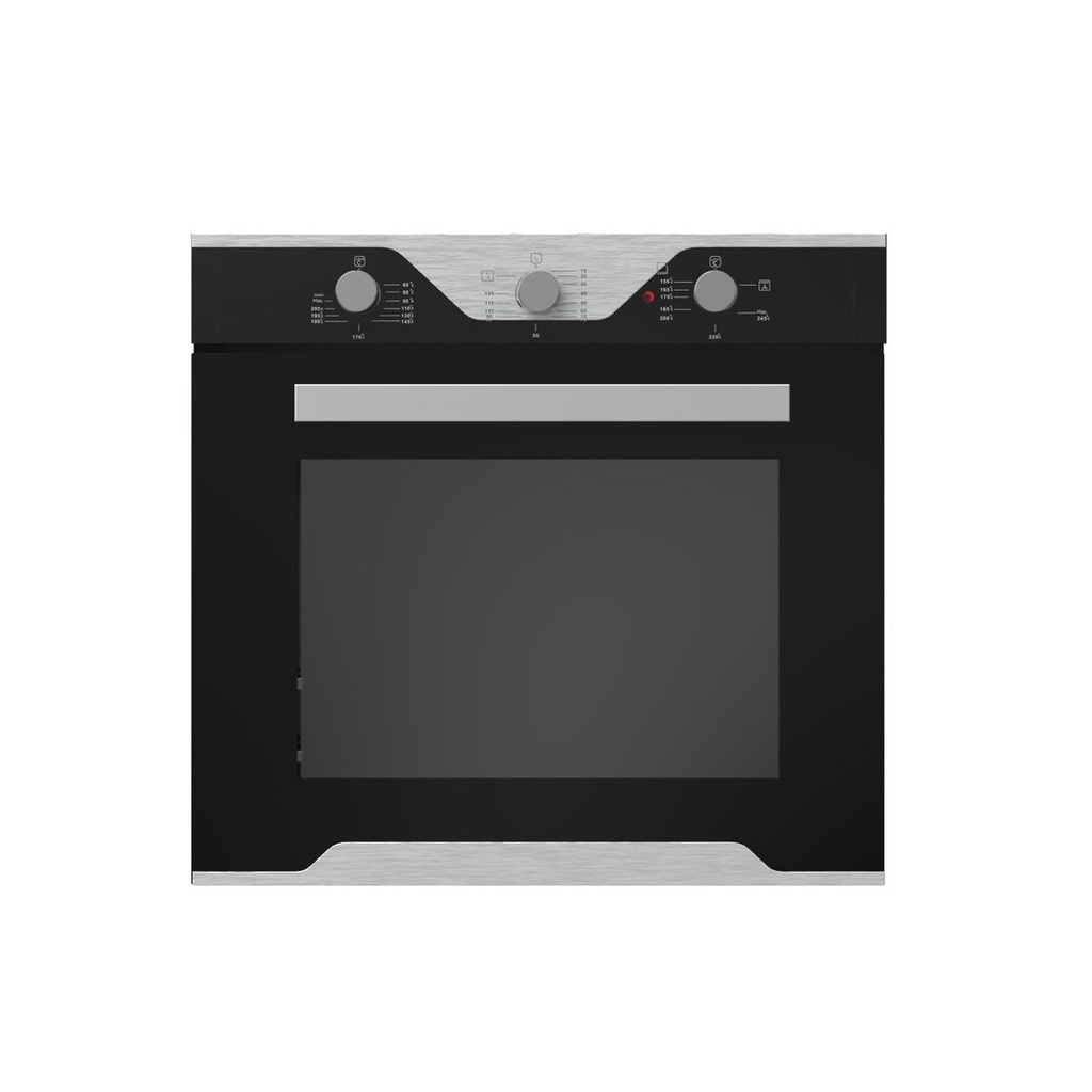 فرن غاز وكهرباء بلت ان فريش مودينا بشواية، 56 لتر، اسود - 9658 