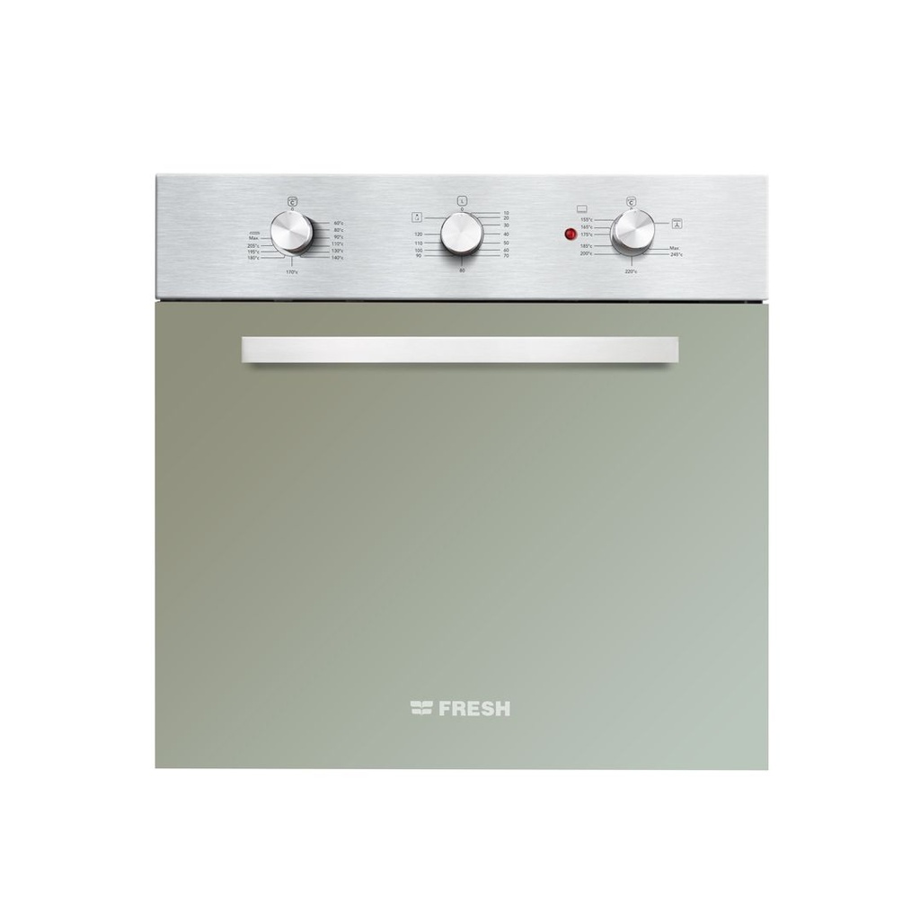 فرن كهربائي بلت ان فريش بشواية، 60 سم، فضي - 9646 