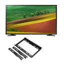 شاشة تلفزيون سامسونج سمارت 32 بوصة LED HD مع رسيفر داخلي - 32T5300AUXEG مع حامل شاشة تلفزيون 