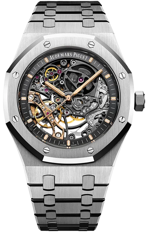 Audemars piguet Audemars Piguet Royal Oak Double Balance Wheel Openworked watch, reference 15407ST -2