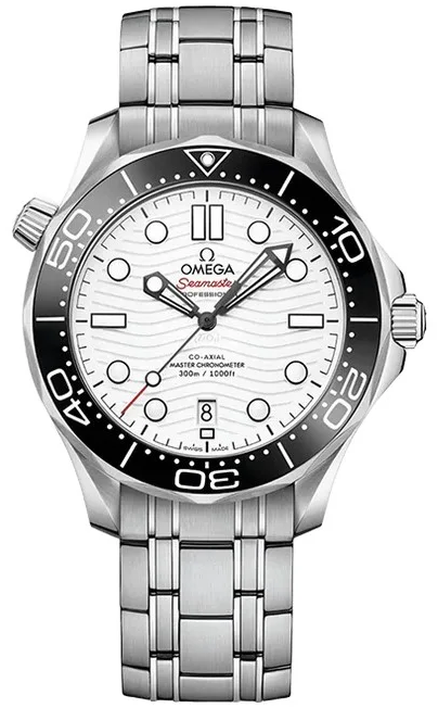  Omega Seamaster Diver 300M with a white-68