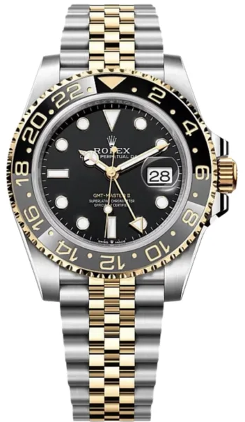 Rolex GMT-Master II 126713GRNR featuring a two-tone steel and yellow gold Jubilee bracelet-5