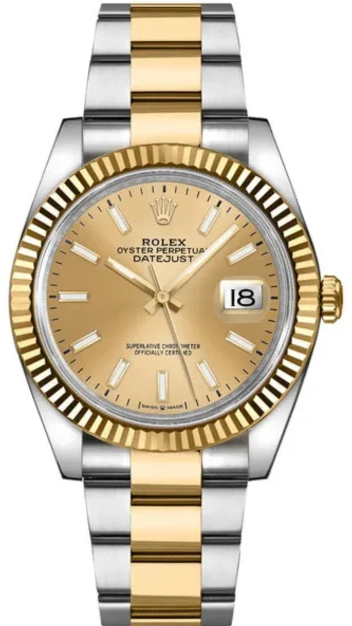 Rolex Rolex Datejustwatch in Yellow Rolesor a combination of Oystersteel-14