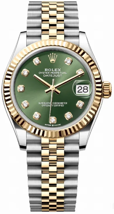Rolex Datejust 31 in Yellow Rolesor, featuring-12