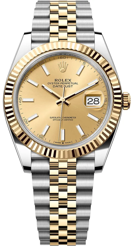 Rolex Datejust in stainless steel and yellow gold-16