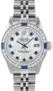 Rolex Lady-Datejust with a custom diamond and sapphire bezel-17